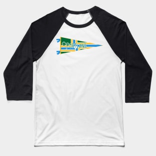 Portland Flag Pennant Baseball T-Shirt